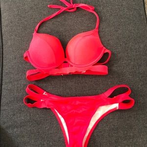 Victoria’s Secret Push-Up red two piece bikini🍒